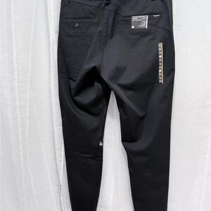Volcom Men's frickin regular stretch size 33 Black Slim Performance Chinos